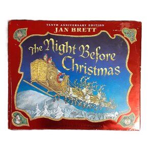 Night Before Christmas by Clement C. Moore (1998Hardcover) Dust Jacket 32 Pages